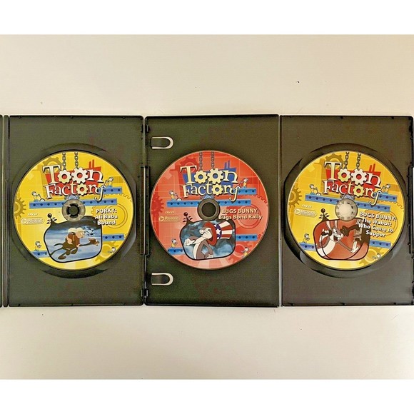3 TOON FACTORY BUGS BUNNY PORKY PIG CLASSIC CARTOON DVD (GENTLY PREOWNED) - Picture 3 of 3